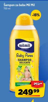 Šampon za bebe Mil mil