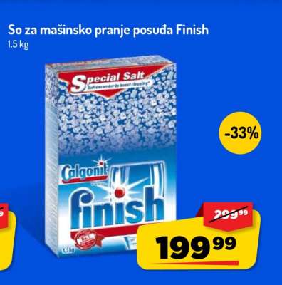 So za mašinsko pranje posuđa Finish