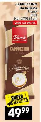 CAPPUCCINO BAJADERA