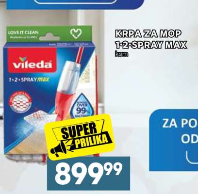 KRPA ZA MOP 1•2•SPRAY MAX