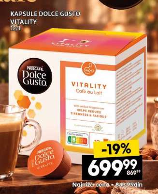 KAPSULE DOLCE GUSTO VITALITY