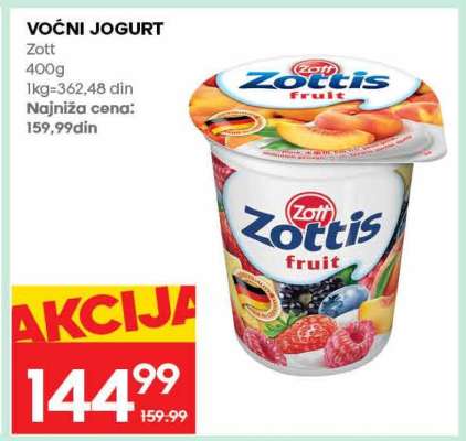 VOĆNI JOGURT
