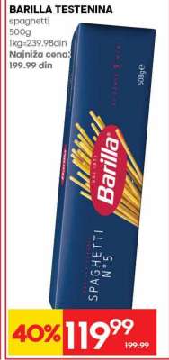 Barilla Testenina