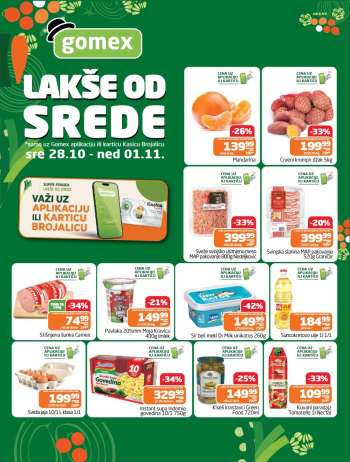Gomex katalog - 28.10.2026 - 01.11.2026.