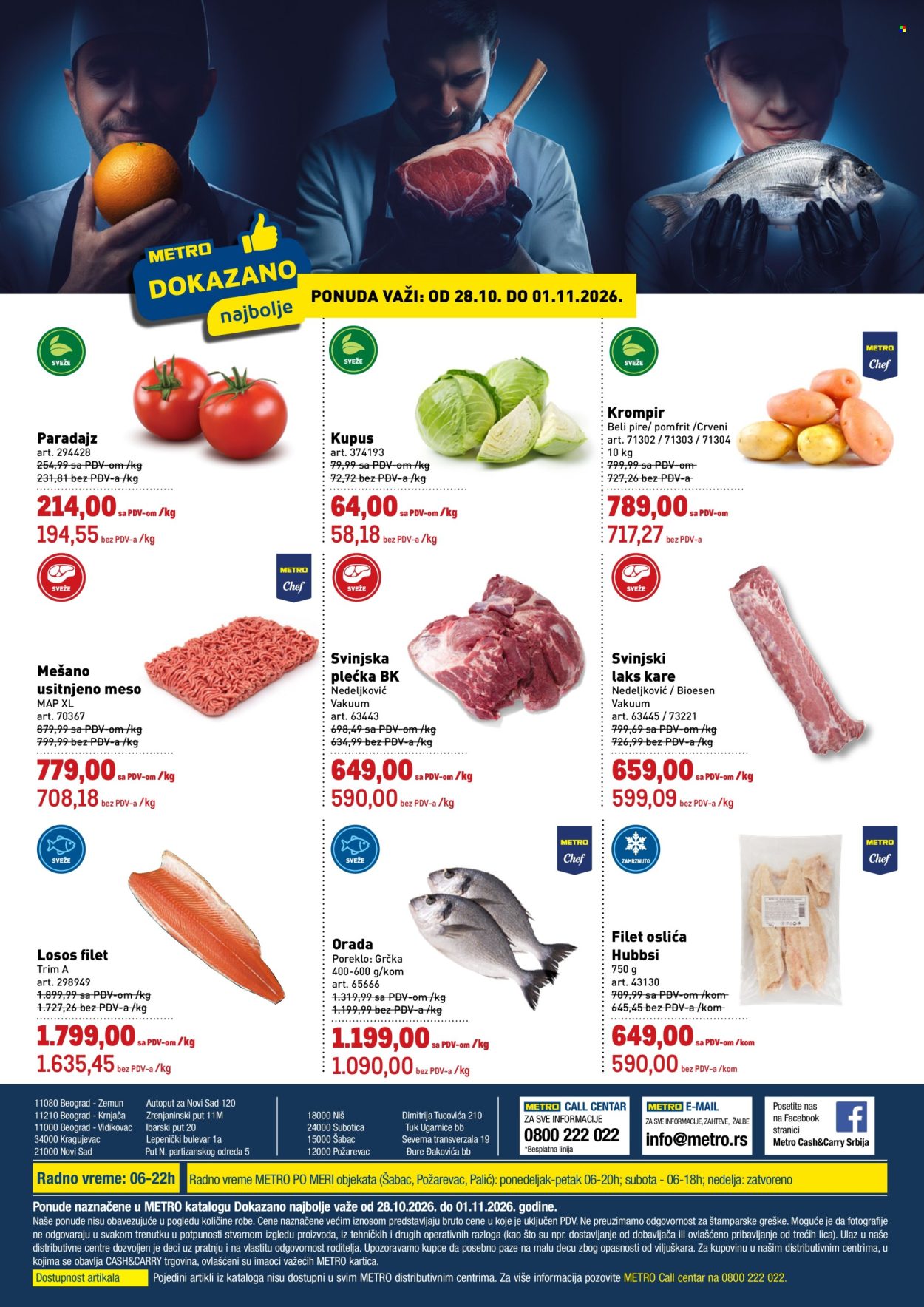 Metro katalog - 28.10.2026 - 01.11.2026. Stranica 1