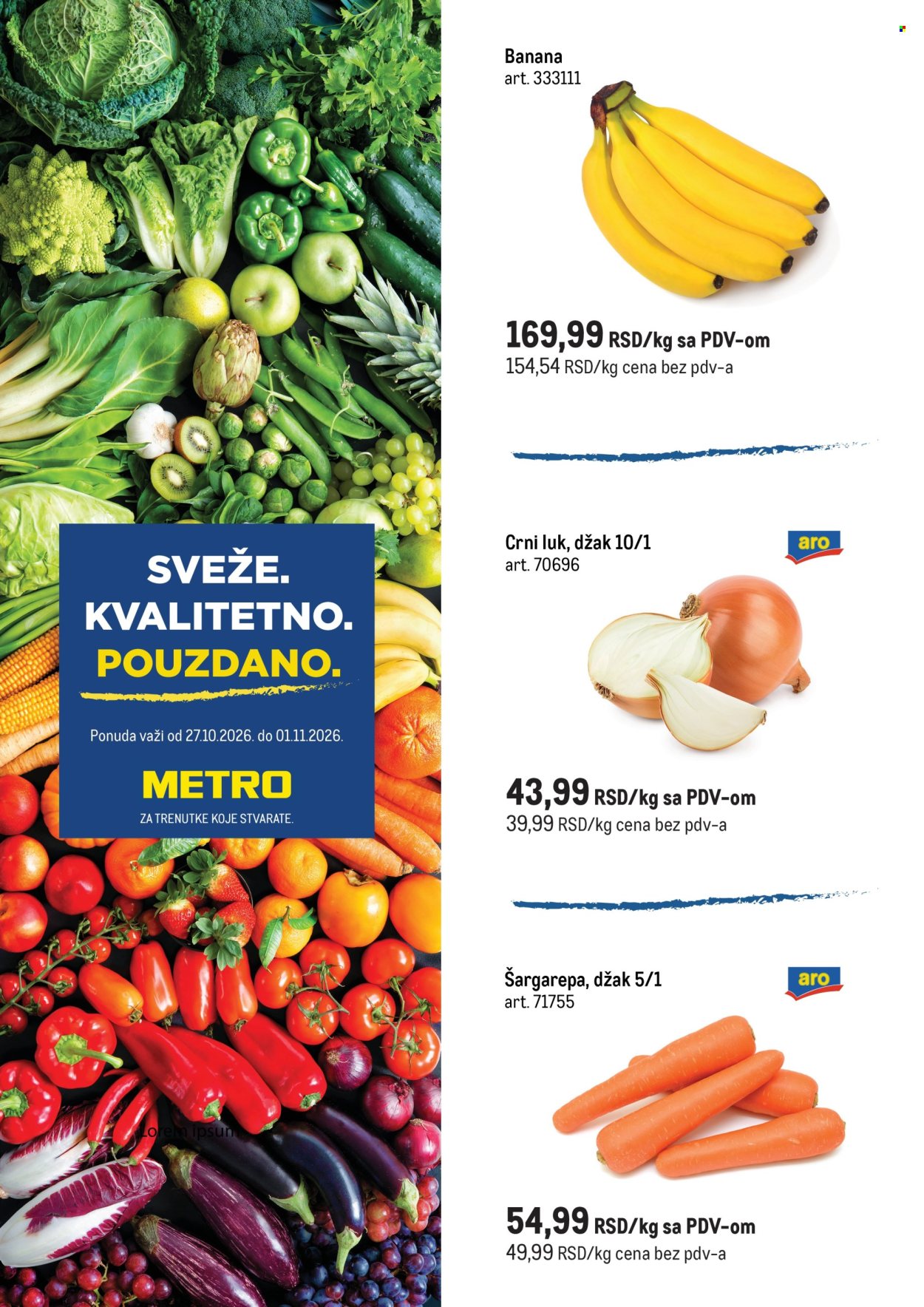Metro katalog - 27.10.2026 - 01.11.2026. Stranica 1
