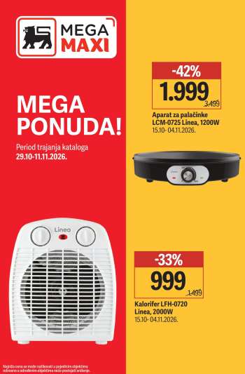 thumbnail - Katalog Mega Maxi - Mega ponuda