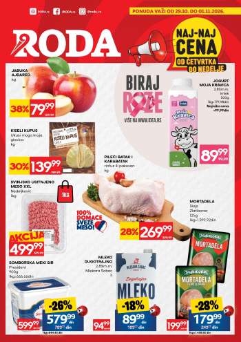 Roda katalog - 29.10.2026 - 01.11.2026.