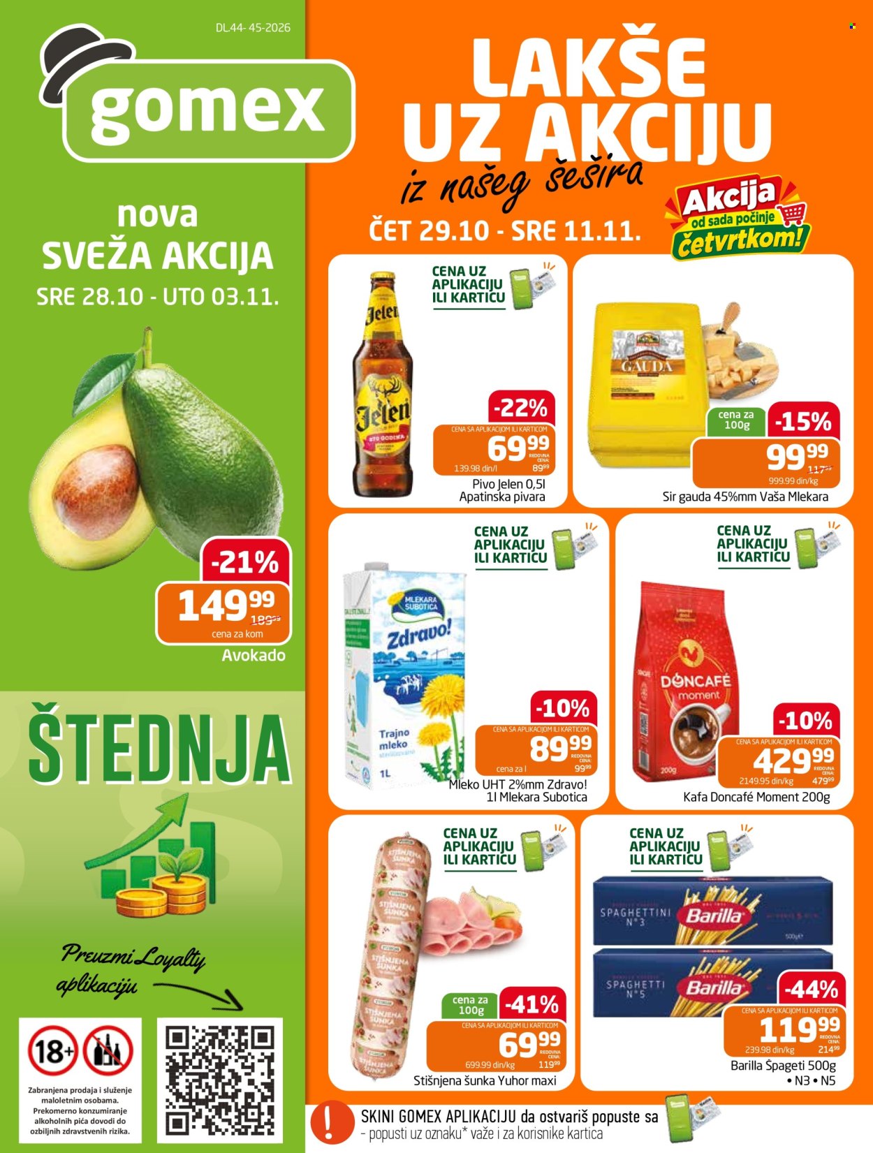 Gomex katalog - 29.10.2026 - 11.11.2026. Stranica 1