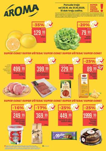 Aroma Market katalog - 29.10.2026 - 31.10.2026.