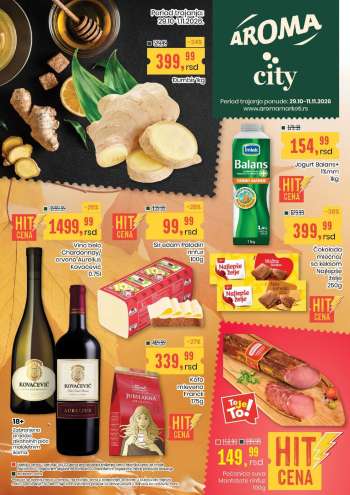Aroma Market katalog - 29.10.2026 - 11.11.2026.