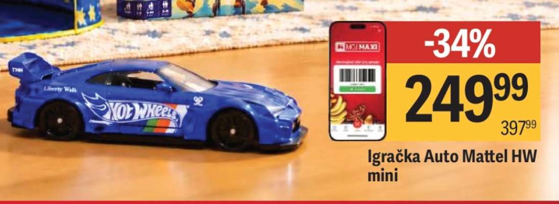 Igračka Auto Mattel HW mini