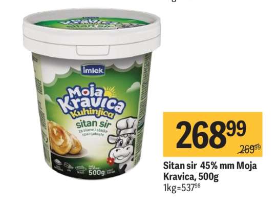 Sitan sir 45 mm Moja kravica 500g