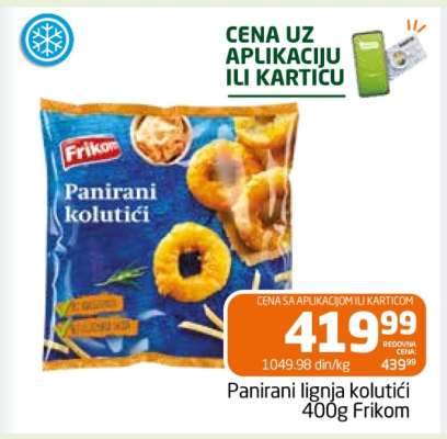 Panirani lignja kolutići 400g Frikom