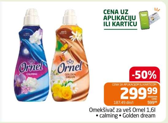 Omekšivač za veš Ornel 1,6l