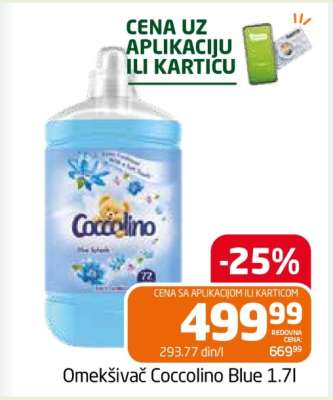 Omekšivač Coccolino Blue 1.7l