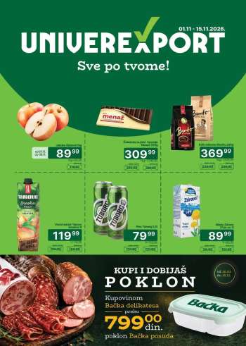 Univerexport katalog - 01.11.2026 - 15.11.2026.
