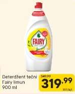 Deterdžent tečni Fairy limun