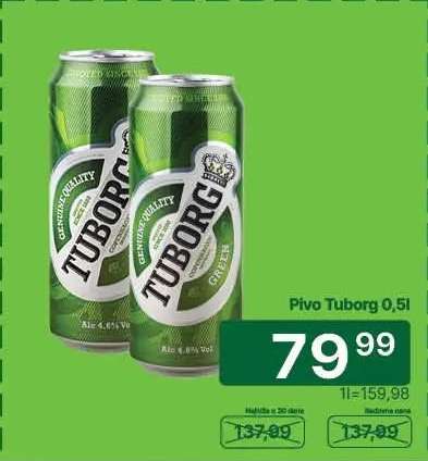 PIVO TUBORG 0,5l