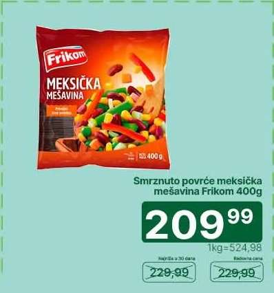 Smrznuto povrće meksička mešavina Frikom 400g