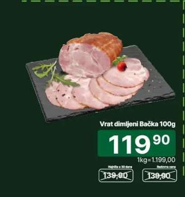 Vrat dimljeni Bačka 100g