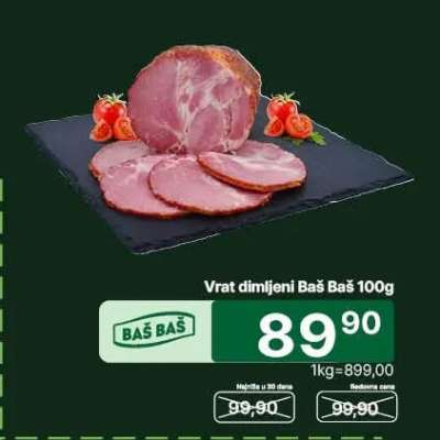 Vrat dimljeni Baš Baš 100g