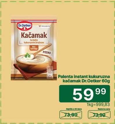 Palenta instant kukuruzna kačamak Dr.Oetker 60g