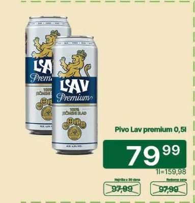 Pivo Lav Premium 0.5l