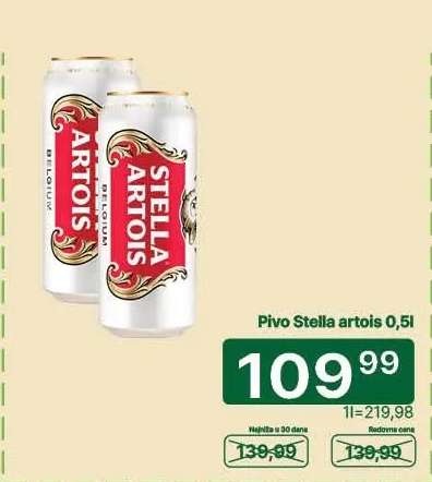 Pivo Stella Artois 0.5l