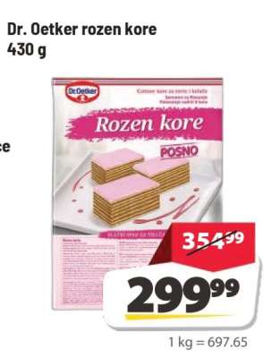 Dr.Oetker Rozen kore