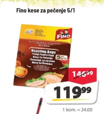 Fino kese za pečenje 5/1