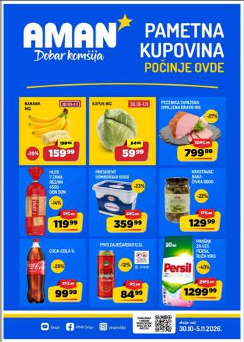 Aman katalog - 30.10.2026 - 05.11.2026.