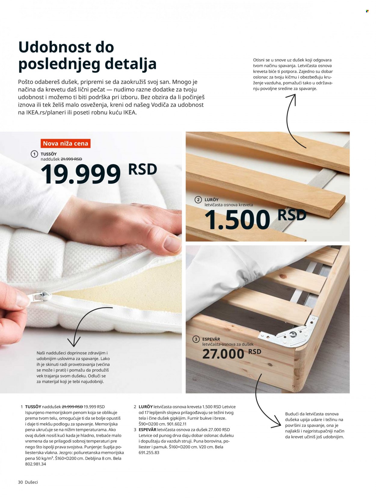 IKEA katalog - Proizvodi na akciji - baterije. Stranica 30.