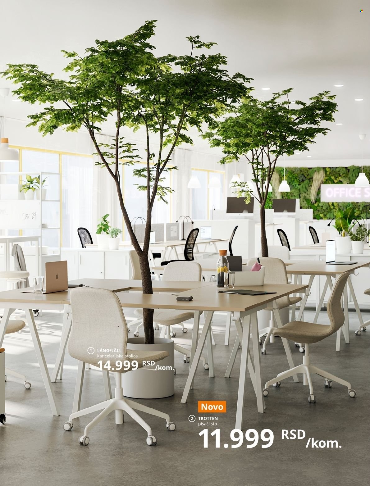 IKEA katalog - Proizvodi na akciji - sto, stolica, pisaći sto, kancelarijska stolica. Stranica 4.
