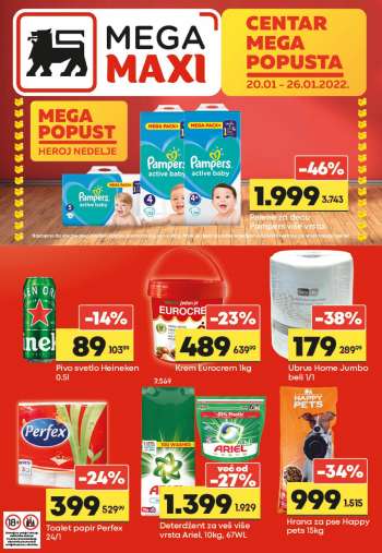 Mega Maxi katalog - 20.01.2022 - 26.01.2022.
