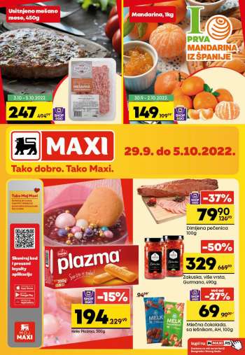 Maxi katalog - 29.09.2022 - 05.10.2022.