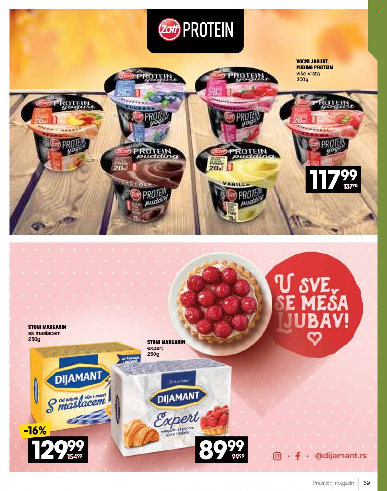 Roda katalog - 21.11.2022 - 11.12.2022 - Proizvodi na akciji - jogurt, puding, voćni jogurt, margarin. Stranica 59.