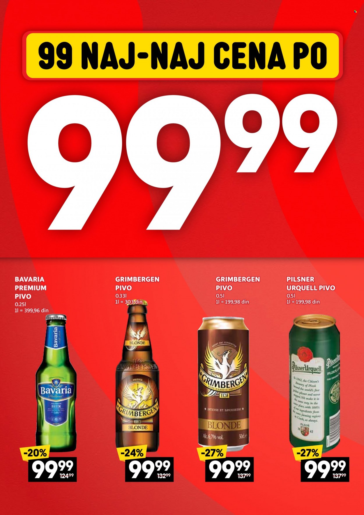 Roda katalog - 09.01.2023 - 05.02.2023 - Proizvodi na akciji - alkohol, Bavaria, pivo, Pilsner Urquell. Stranica 10.